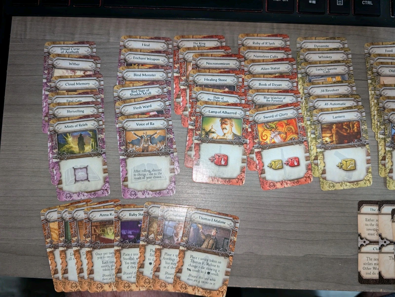 Elder Sign Revised Edition Arkham Horror Files Board Game Used