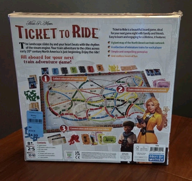 Ticket to Ride: Refresh 2025 Alan R. Moon NEW SEALED