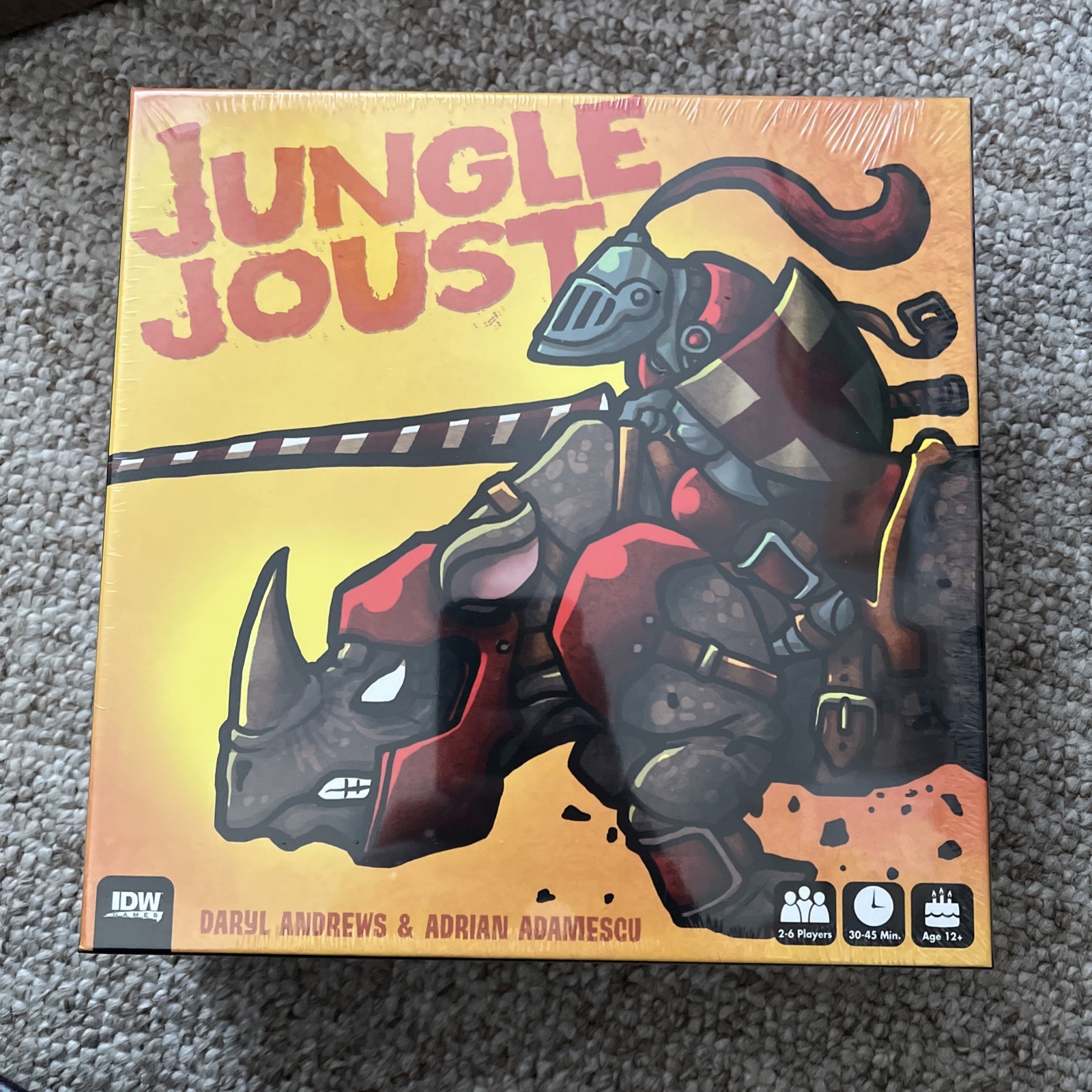 Jungle Joust Board Game IDW NEW SEALED Ages 12 And Up