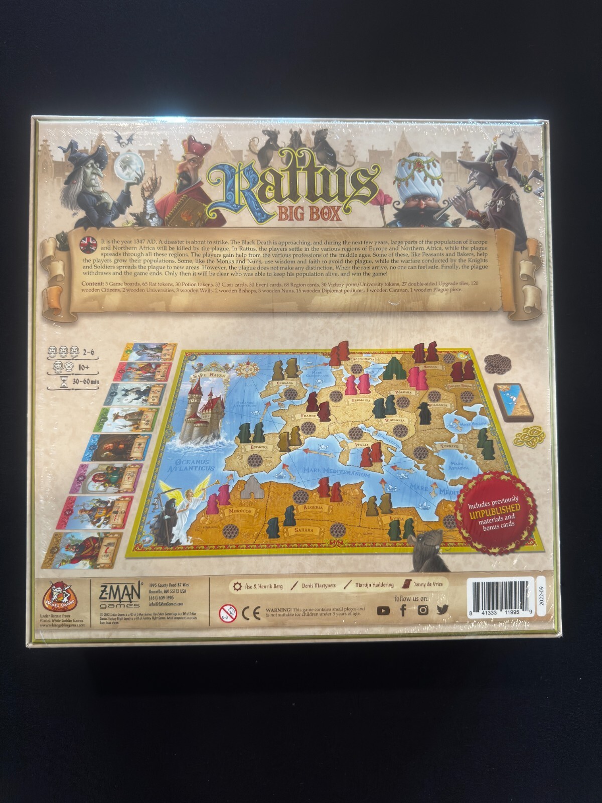 Rattus: Big Box Board Game by Z-Man Games (NEW, Sealed)
