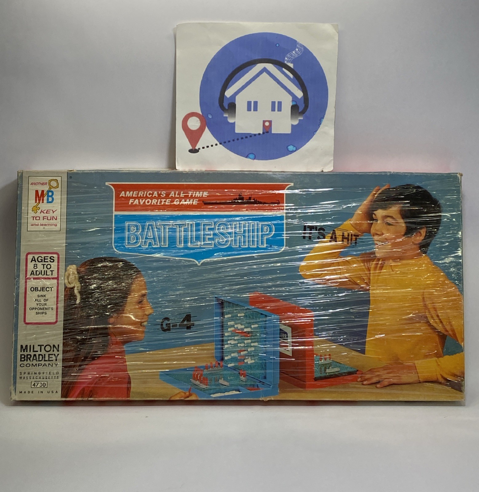 Battleship – Milton Bradley – Classic Naval Strategy Game – Complete – Vtg 1971