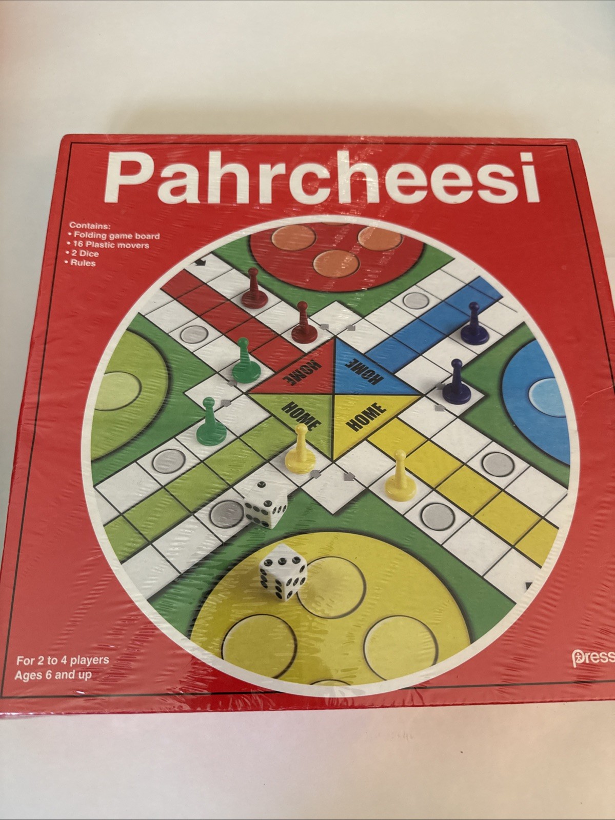Parcheesi Board Game – 2010 Pressman Toy Company. NEW Sealed
