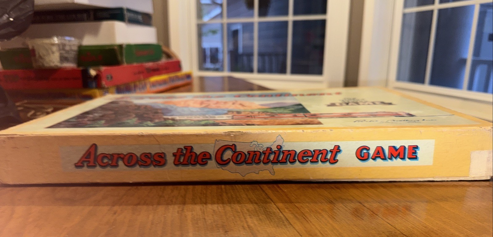 Vintage Parker Brothers Across the Continent Board Game Complete
