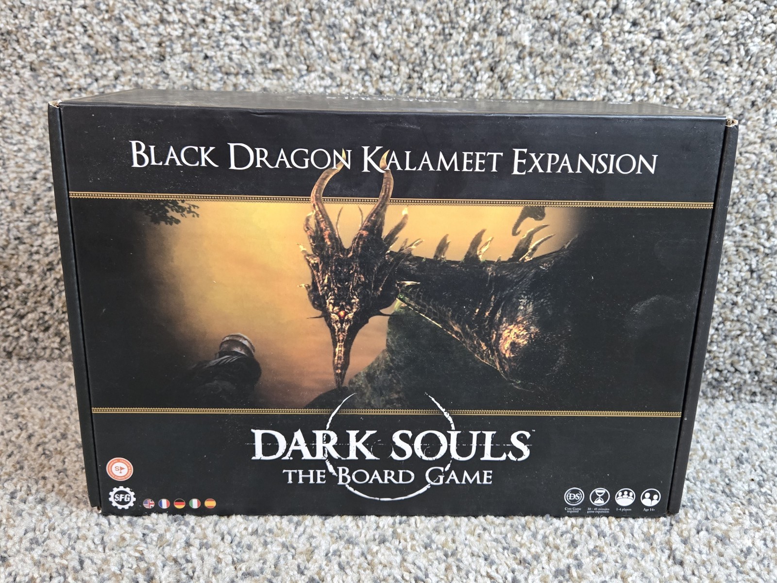 Dark Souls The Board Game Black Dragon Kalameet Expansion UNPUNCHED NEW OPEN BOX