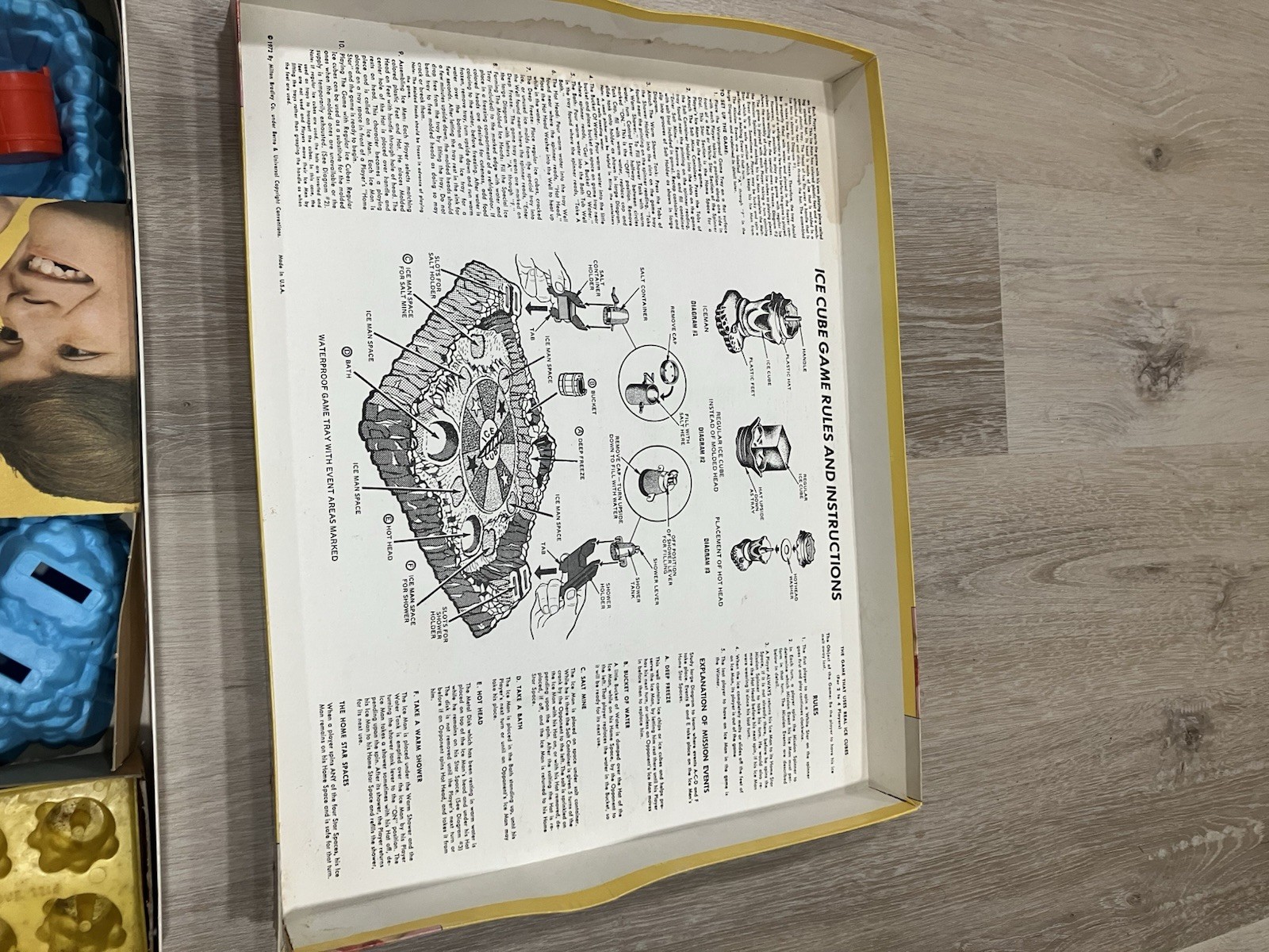1972 Ice Cube Board Game by Milton Bradley Complete Very Good Cond