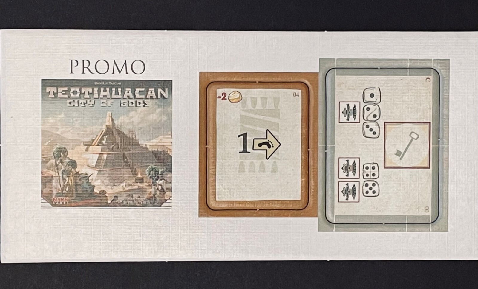 Teotihuacan: City of Gods Promo Tiles from Dice Settlers NEW