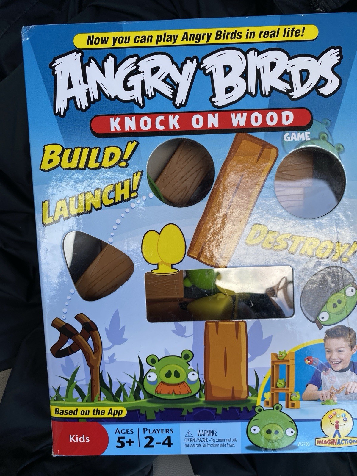 Angry Birds Knock on Wood Game Imaginaction Missing 2 Cards 2011