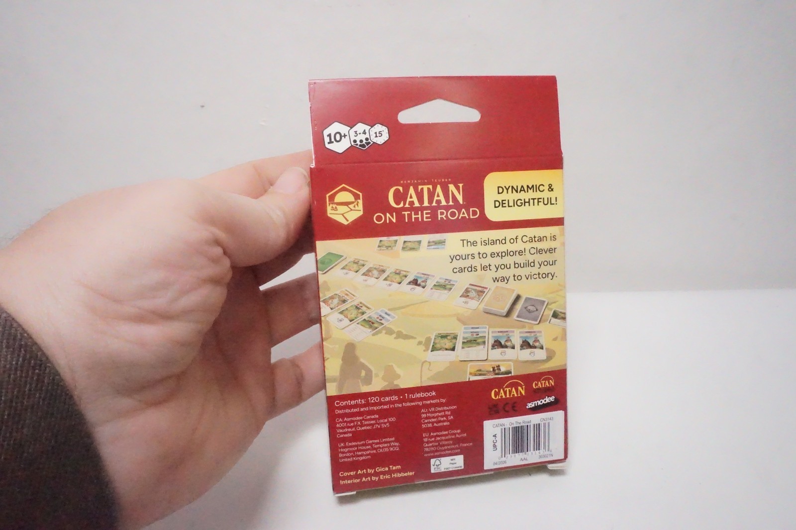 Catan On The Road Card Game Catan Studio Settlers Of CN3143 Stand Alone Family