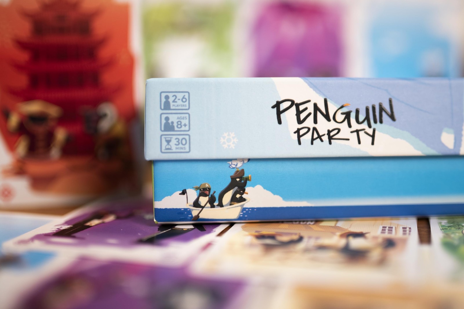 Penguin Pyramid Card Game Fun for Family Fast Paced Strategy Game for All Ages
