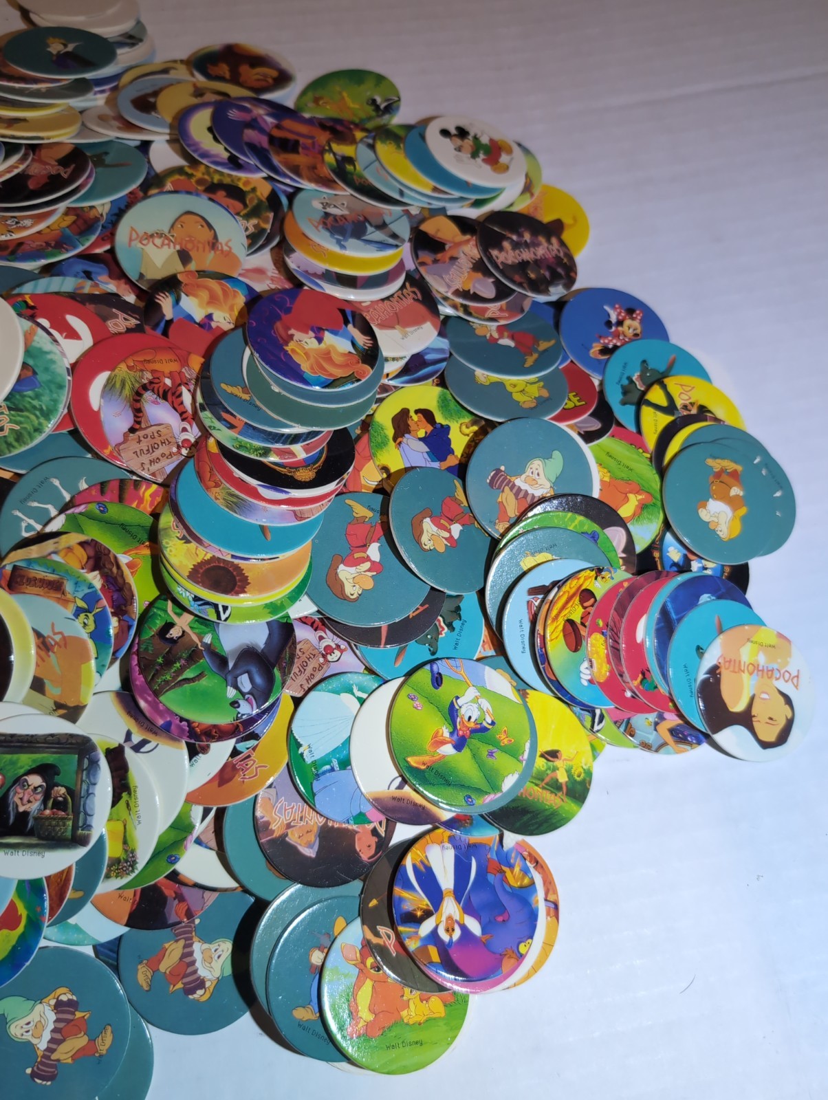 Pogs Pog Lot Walt Disney Mix Lot Of 1000