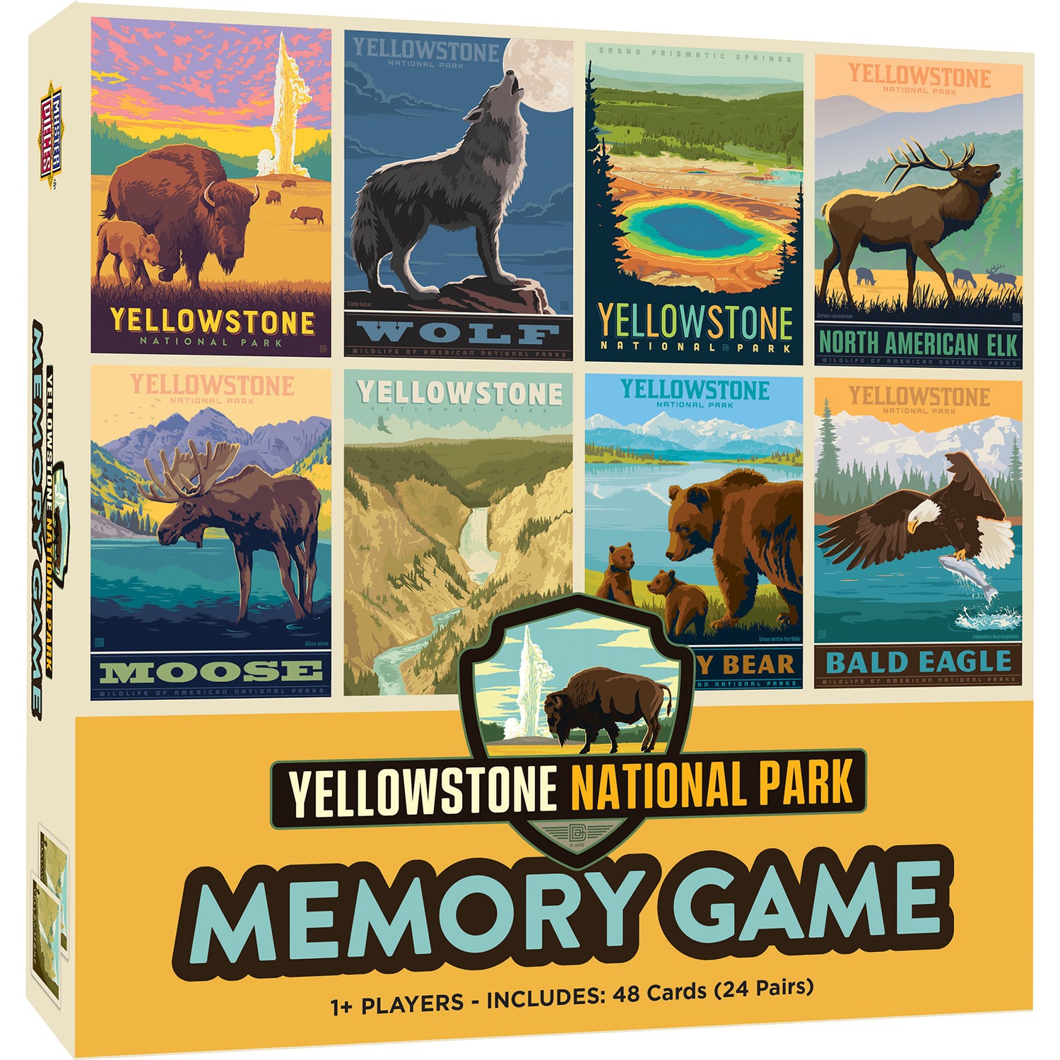 MasterPieces – Yellowstone National Park Officially Licensed Memory Game