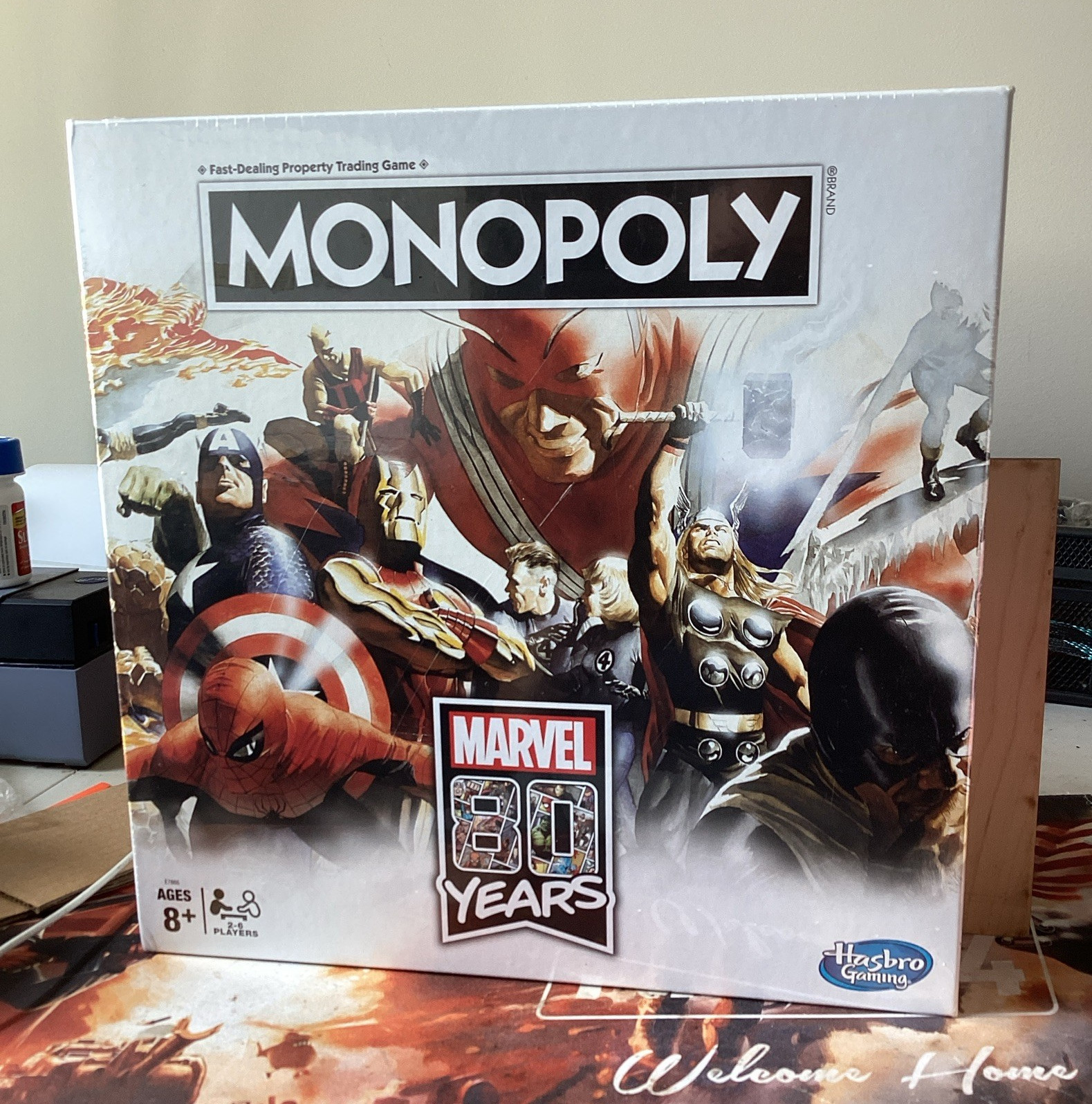 Hasbro Gaming Monopoly Marvel 80 Years Board Game Marvel Theme 2+ Players 8+