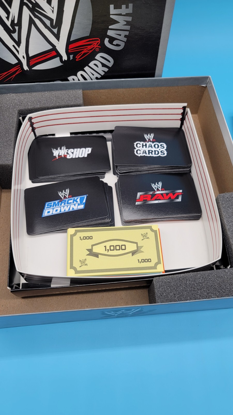 2005 WWE DVD Board Game First Edition RAW Smackdown Complete New Open Box