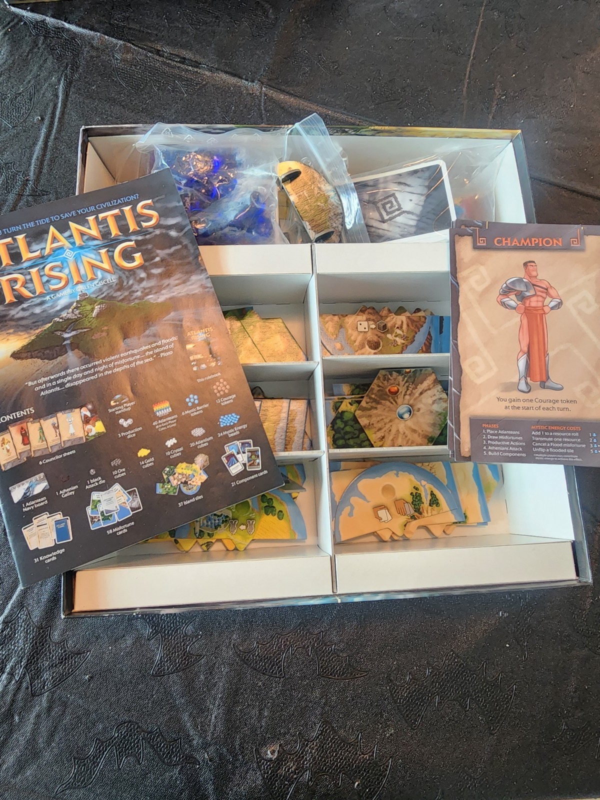 Atlantis Rising Board Game Z-Man Games EXCELLENT CONDITION FREE SHIPPING