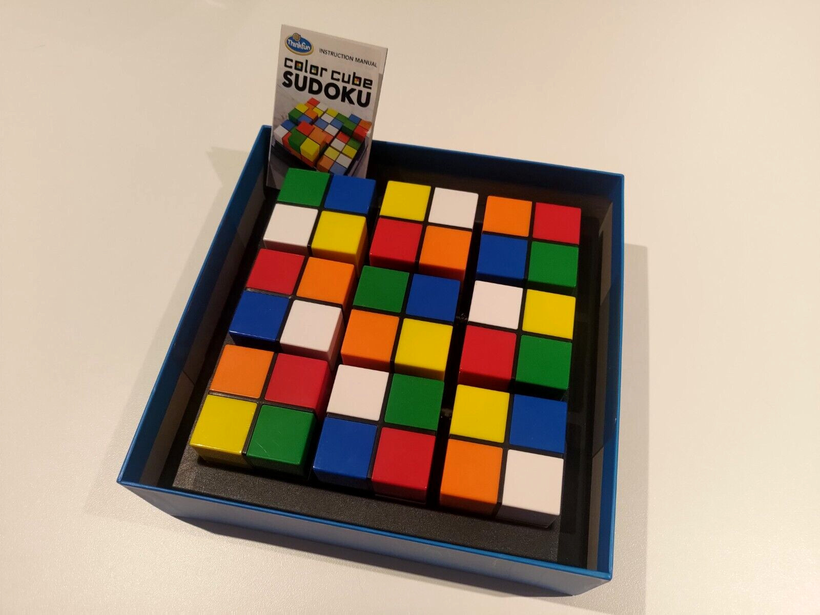 Color Cube Sudoku Board Game – Thinkfun – Like New