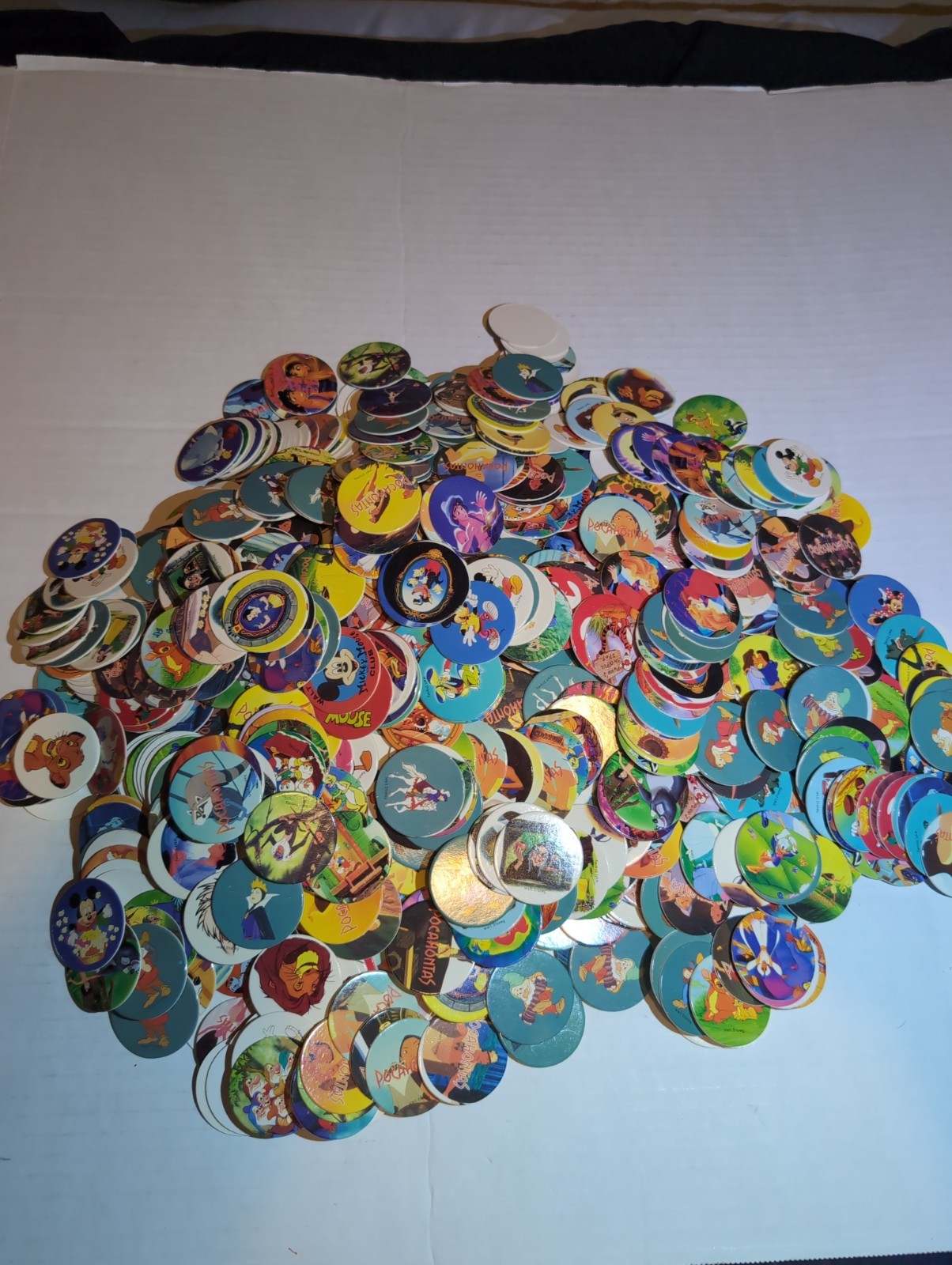 Pogs Pog Lot Walt Disney Mix Lot Of 1000