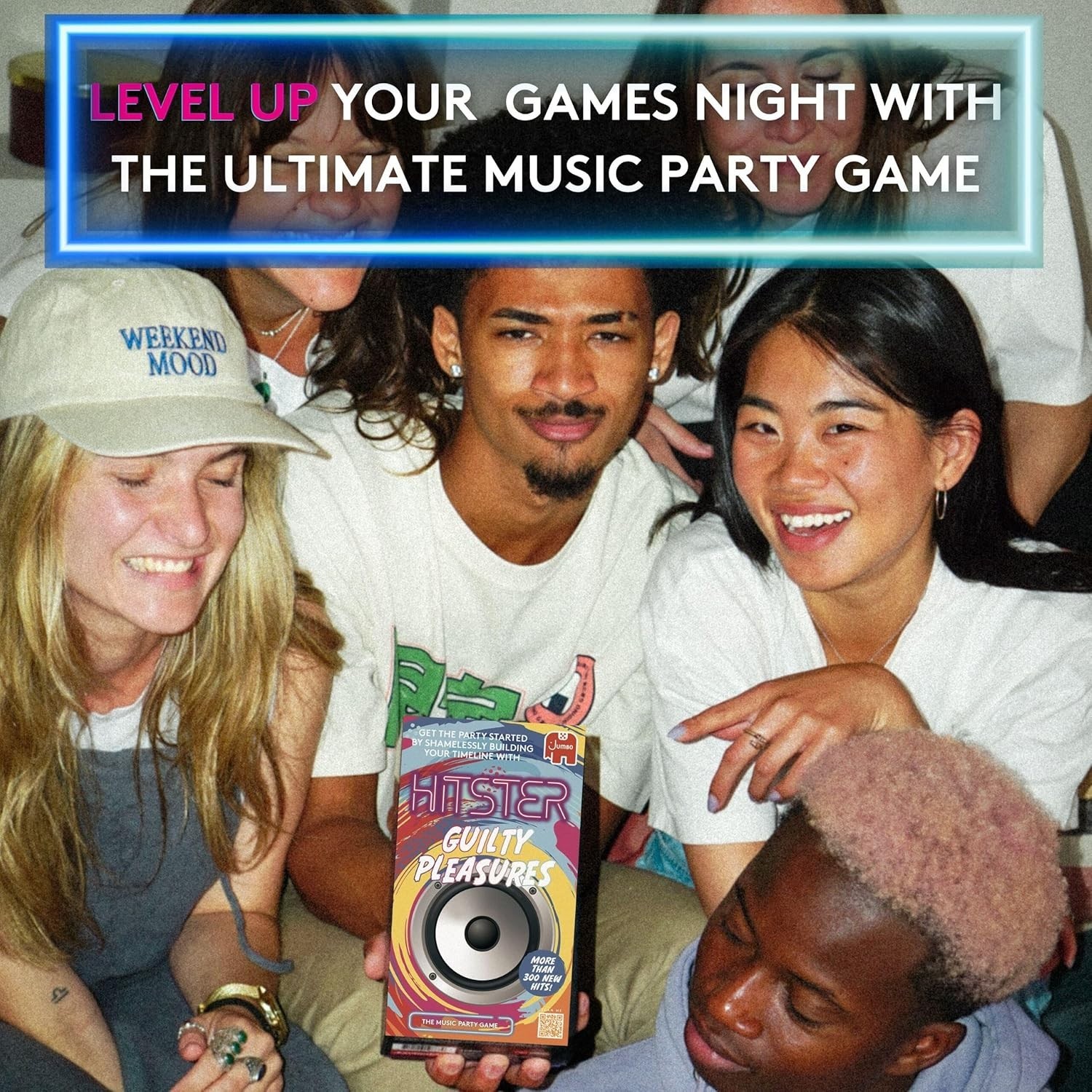 Interactive Hitster Card Game – 300 Guilty Pleasure Hits for Party Fun