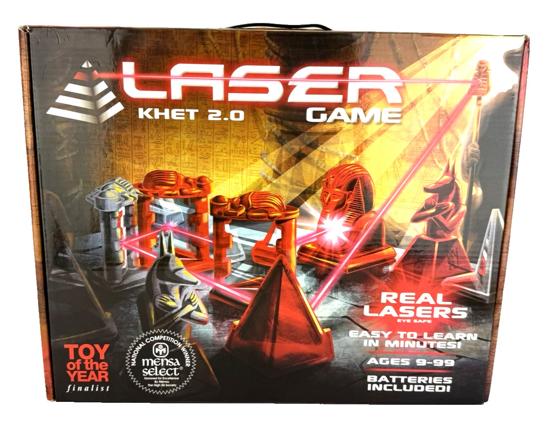 Laser Khet 2.0 Game Strategy 2010 Innovention Toys TESTED 100% Complete