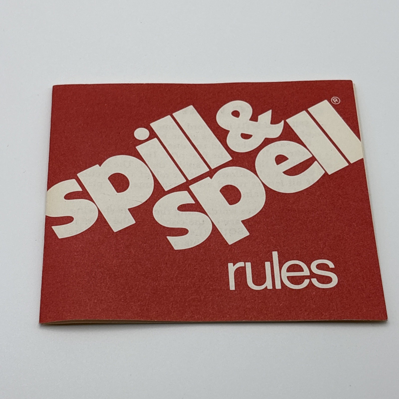 Vintage 1972 – Spill and Spell COMPLETE Parker Brothers Classic Letter Word Game