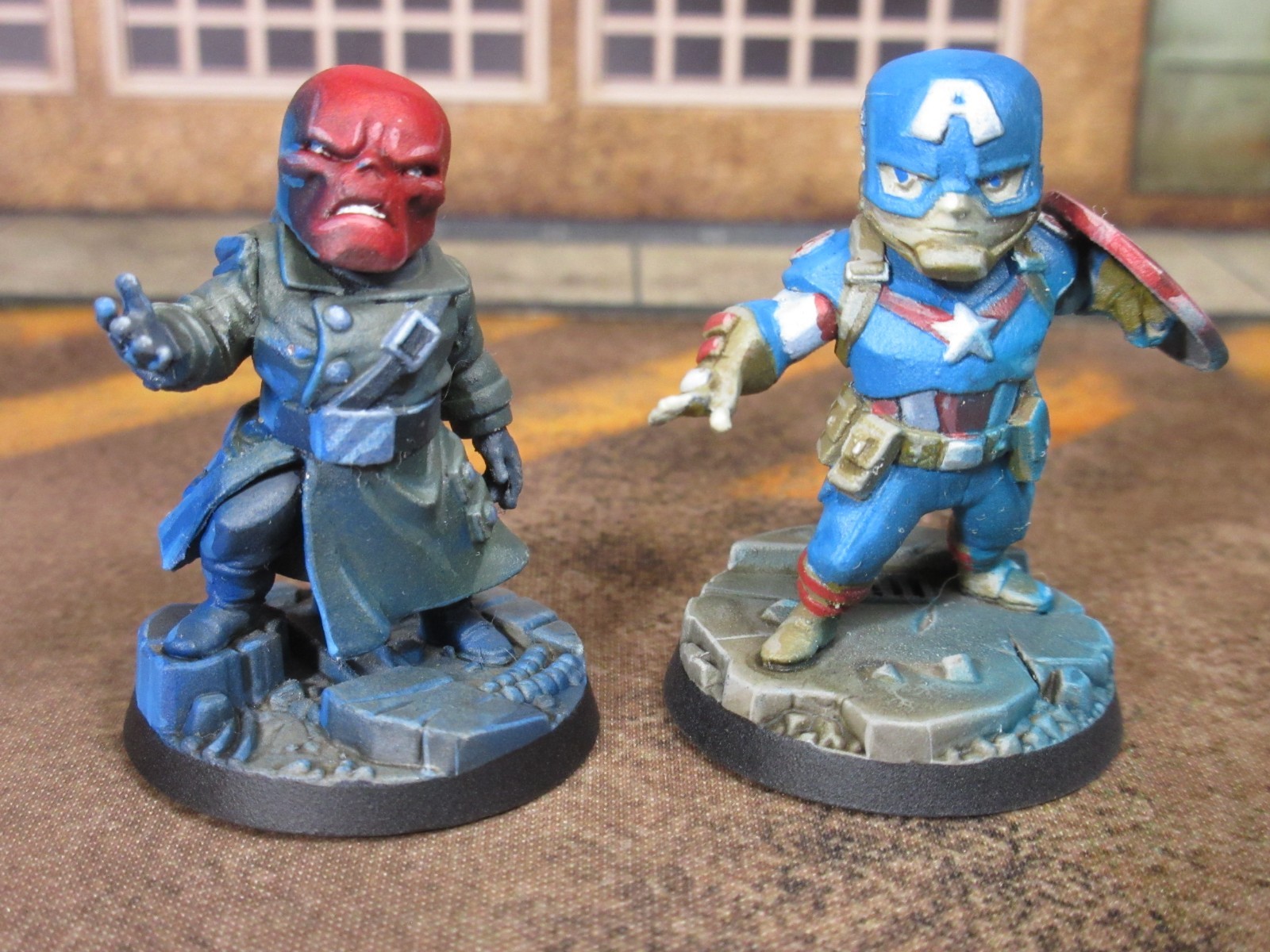 PAINTED Marvel United Core Set CMON 2020 All Parts Avengers Captain America Hulk