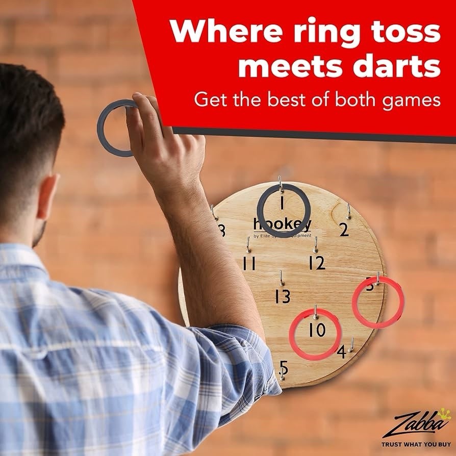 Elite Sportz Ring Toss Games for Adults & Kids – Wall Games for Indoor & Outdoor
