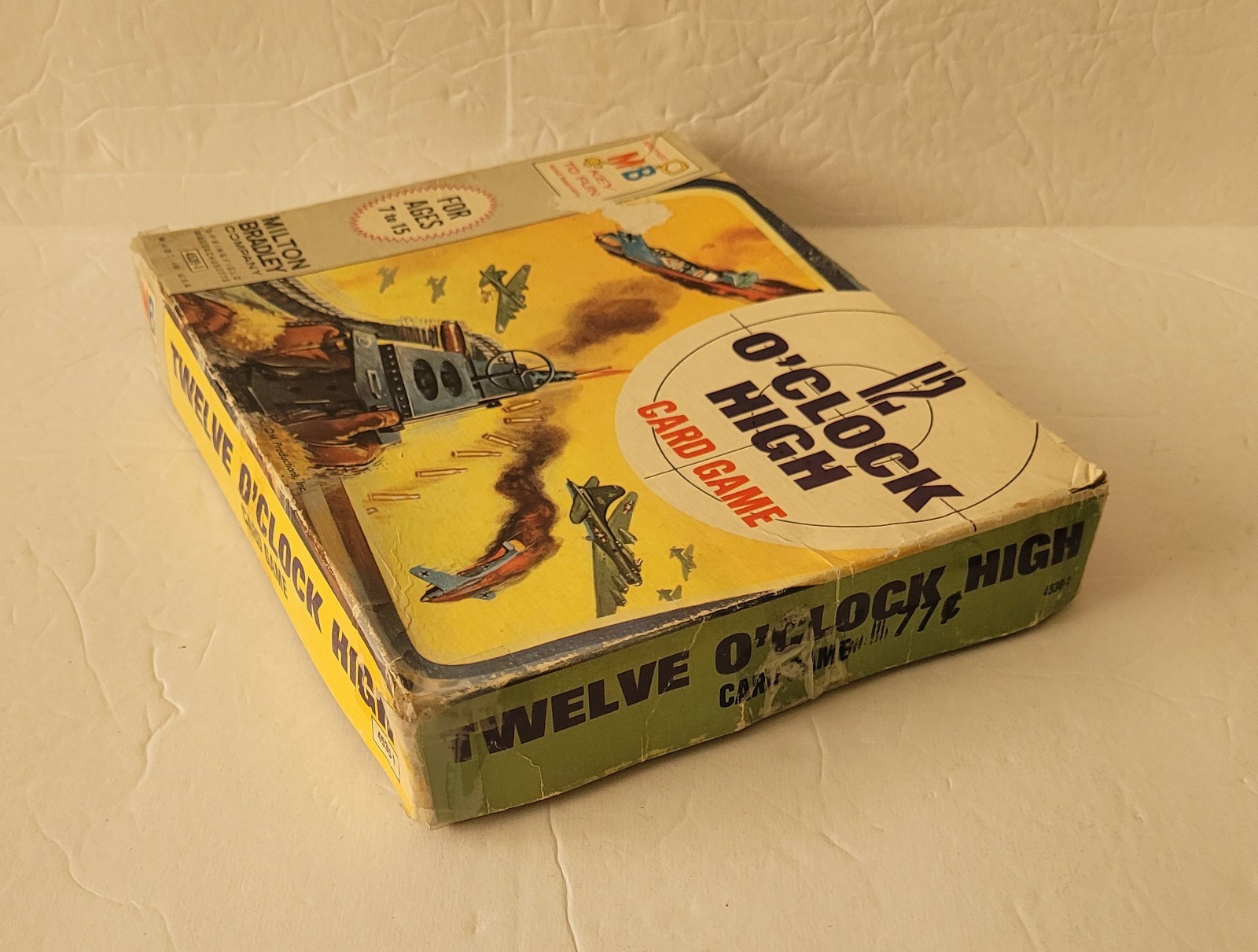 12 O’CLOCK HIGH WW II Card Game COMPLETE vintage 1965 TV SHOW Milton Bradley MB