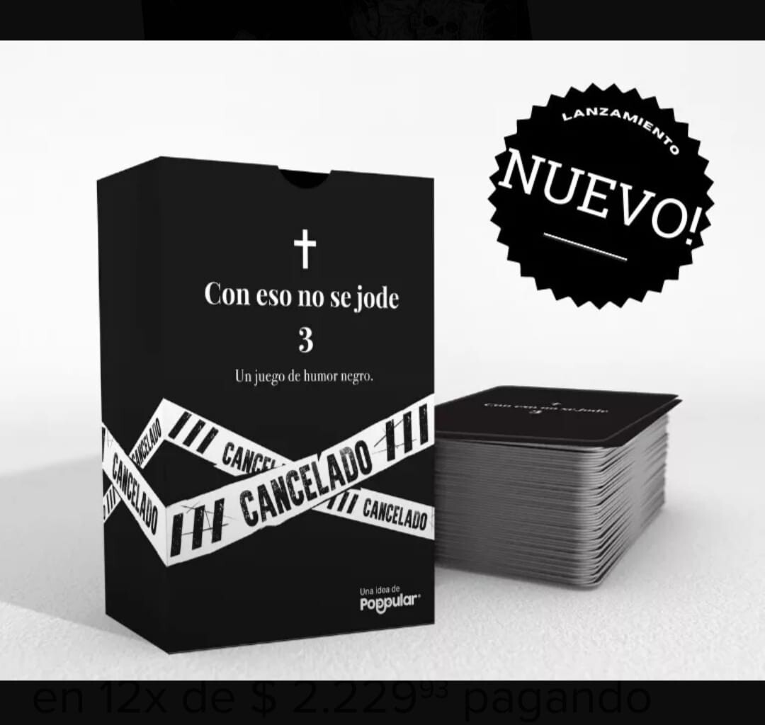 Combo Ataud Deluxe Con Eso No Se Jode 1, 2 Y 3 previas amigos Argentina