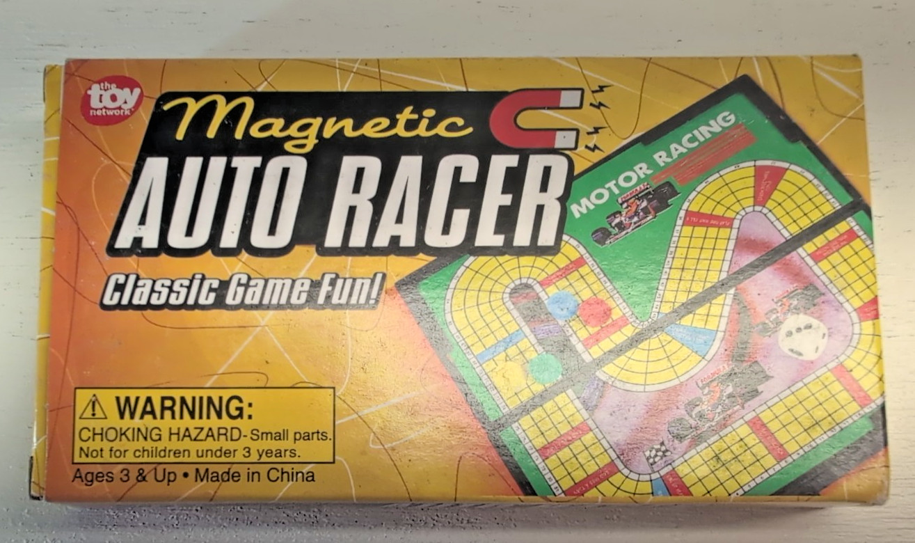 NEW! SET OF 4 TOY NETWORK MAGNETIC TRAVEL GAME SNAKES & LADDERS RACING SPACE