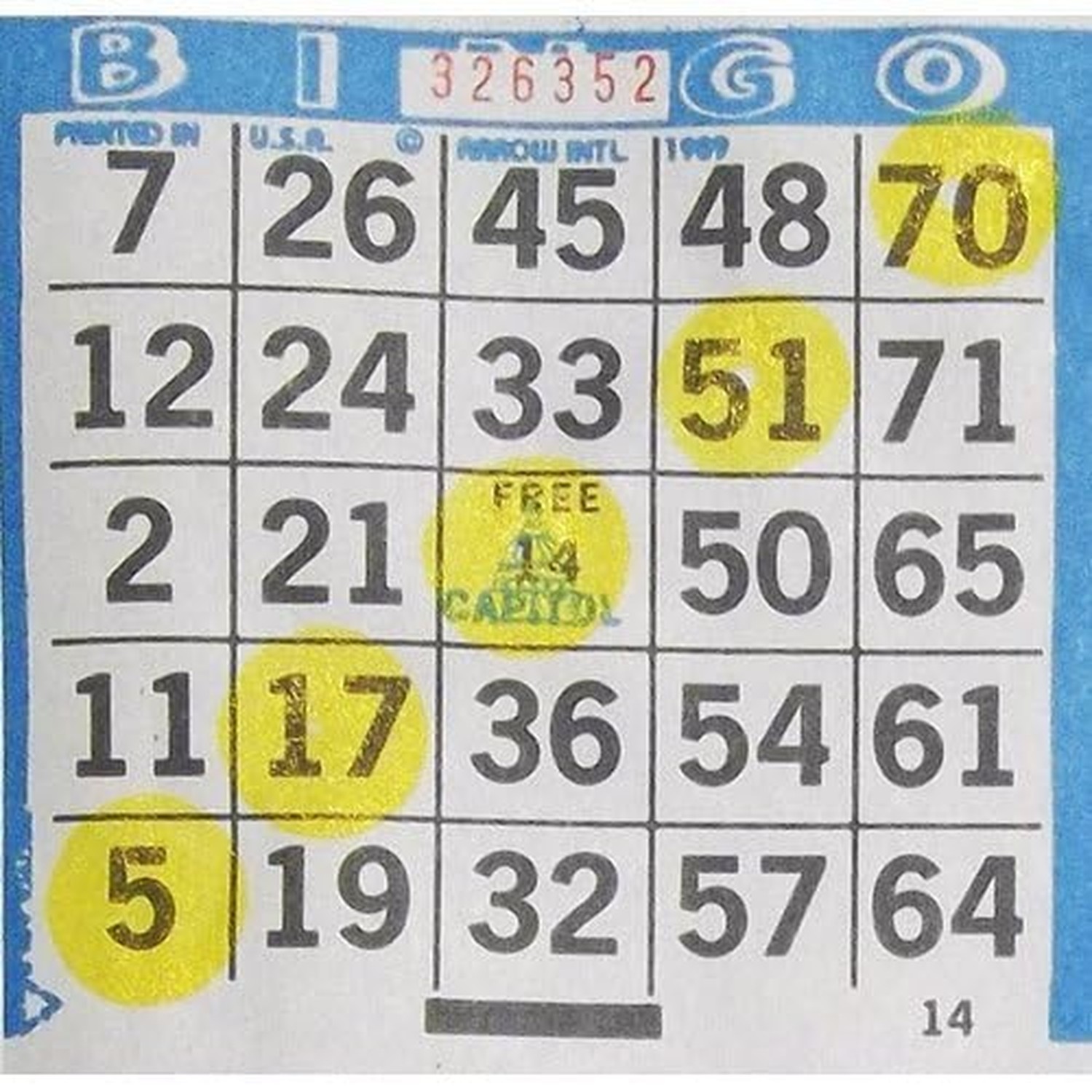 Dazzle Six Pack 3oz Yellow Bingo Dauber
