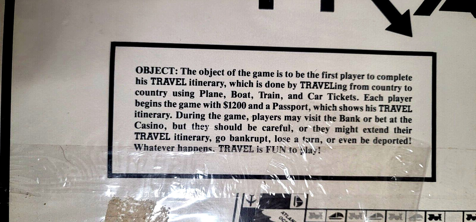 Vintage 1984 TGG The Games Guild Inc TRAVEL Board Game New Sealed Fast Shipping