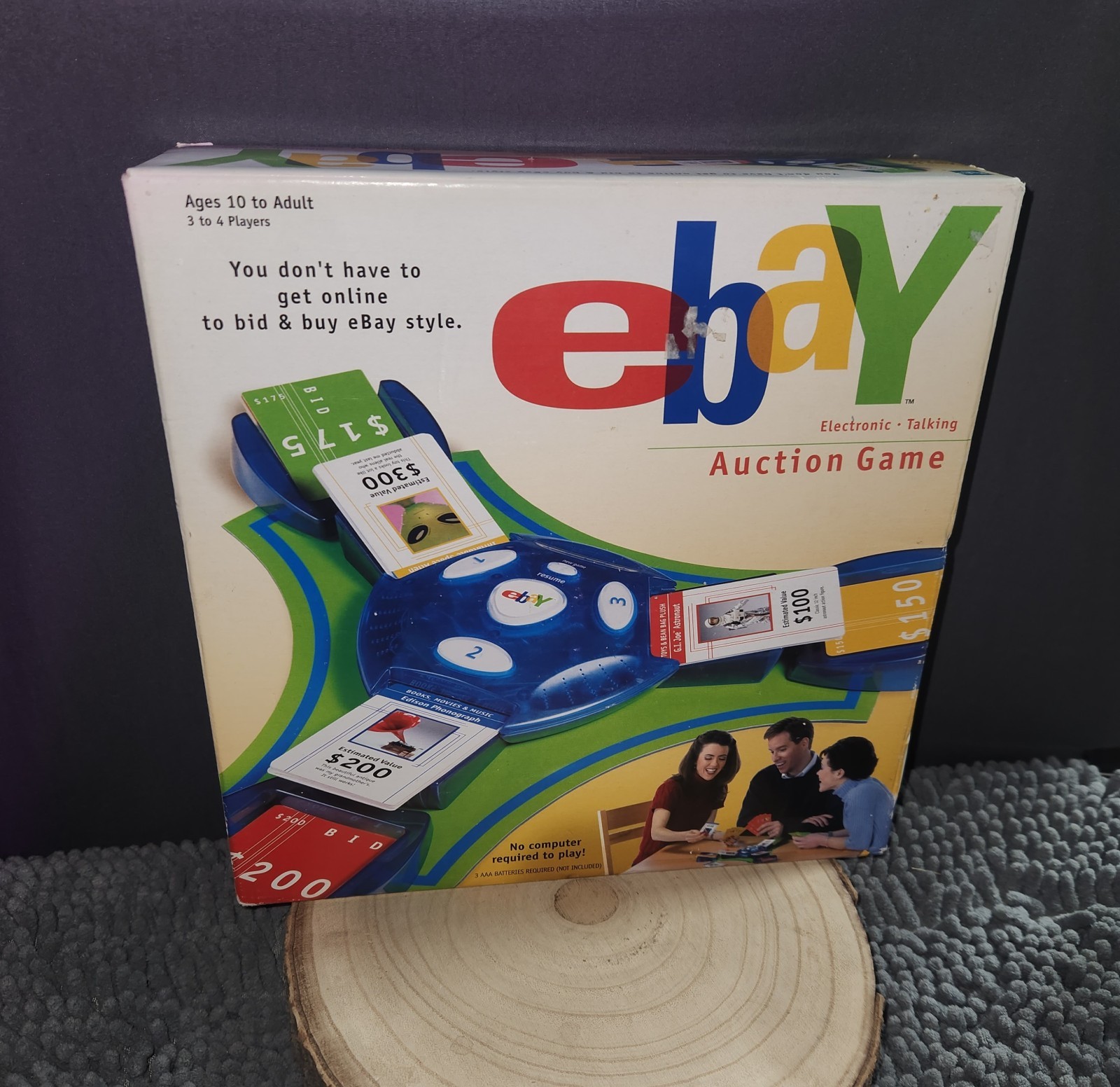Ebay Electronic Auction Game (Parker Brothers) New/Sealed~Box Flawed