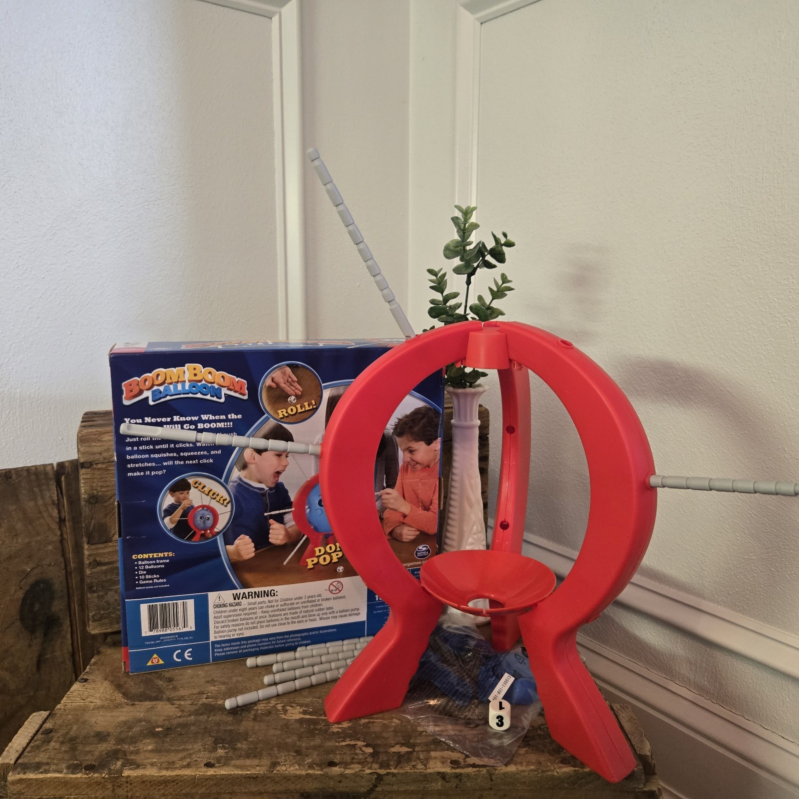 Boom Boom Balloon Spin Master Party Game Ages 8 Up Used Once Complete! 💯