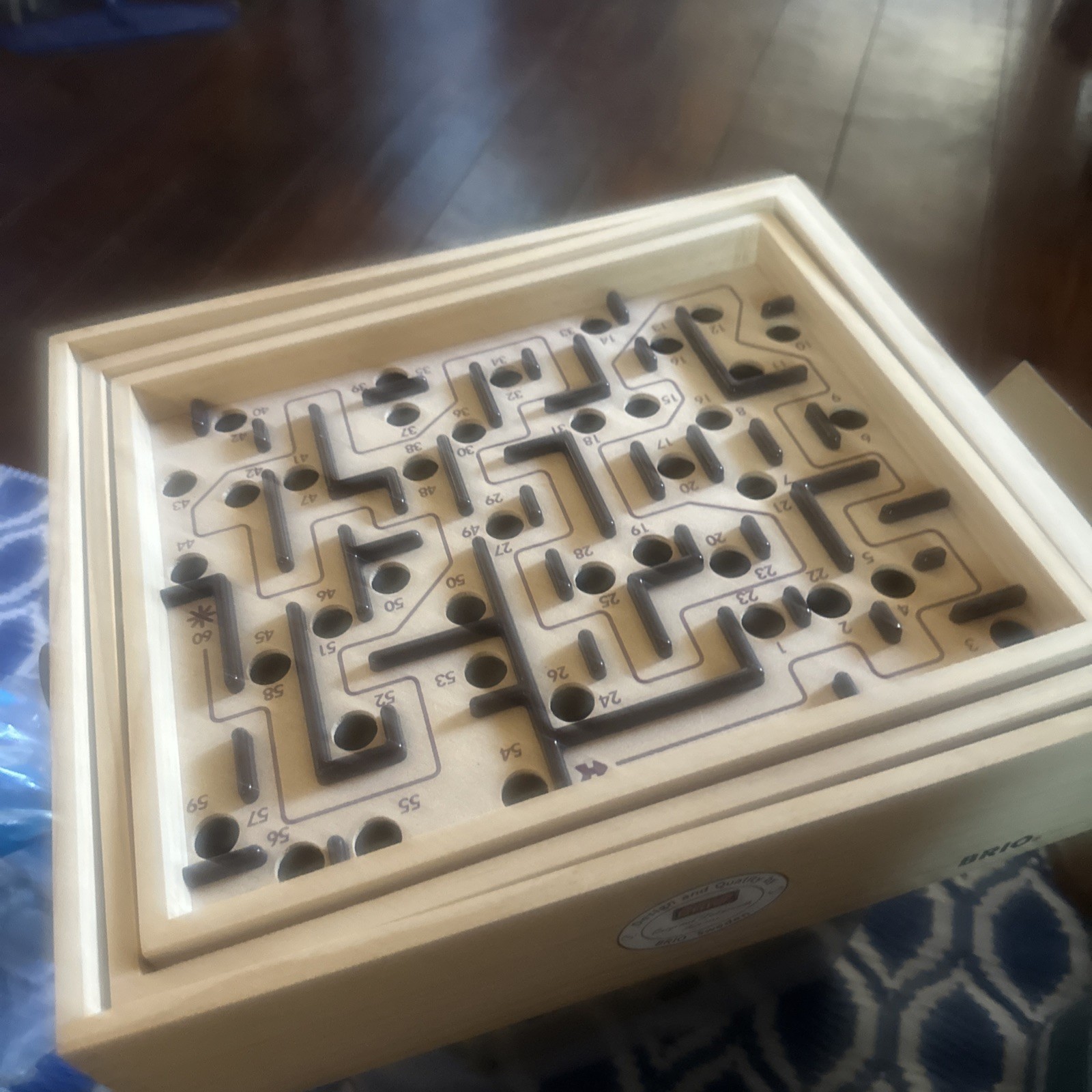 Brio Labyrinth Game #34000 2006 Complete EUC Wood Open Box