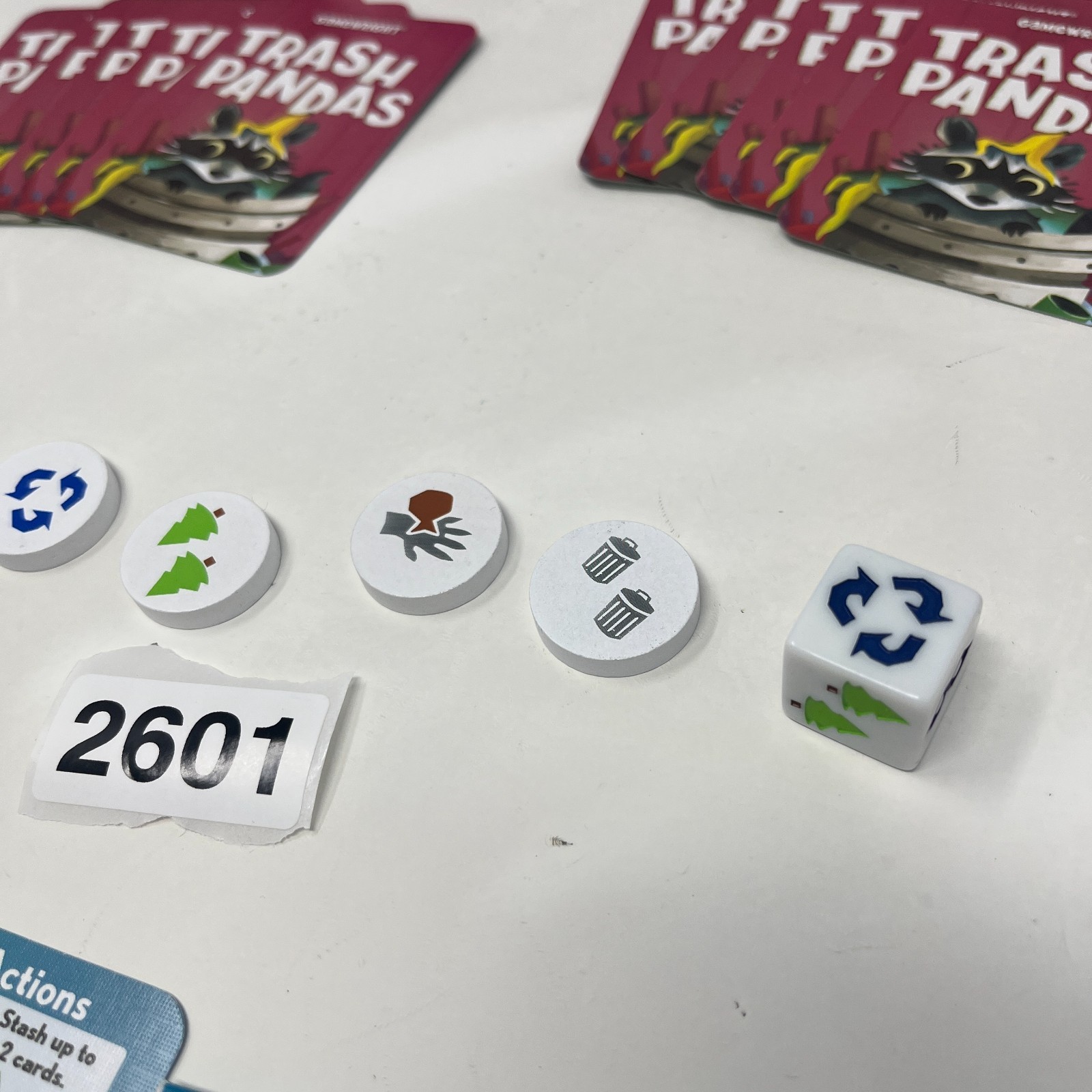 Gamewright Trash Pandas Card Game 2018 COMPLETE