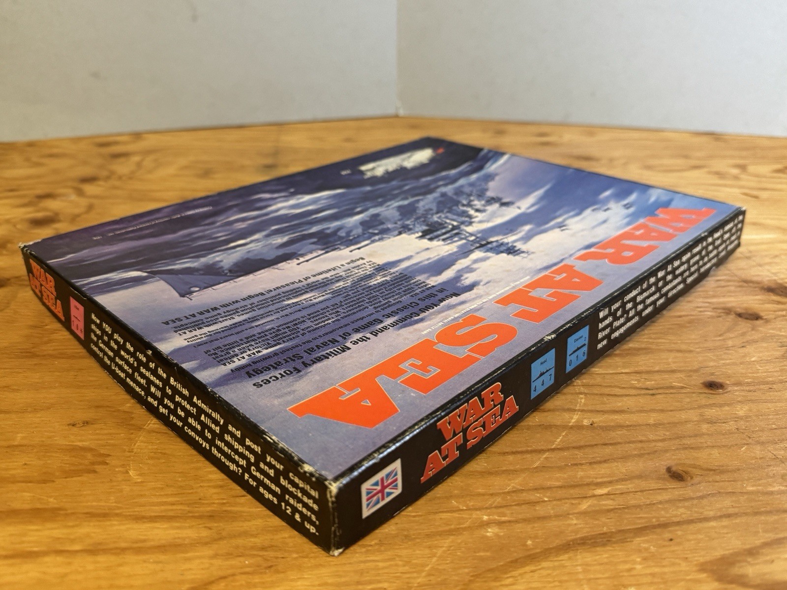 WAR AT SEA Avalon Hill 1976 Complete – Unpunched
