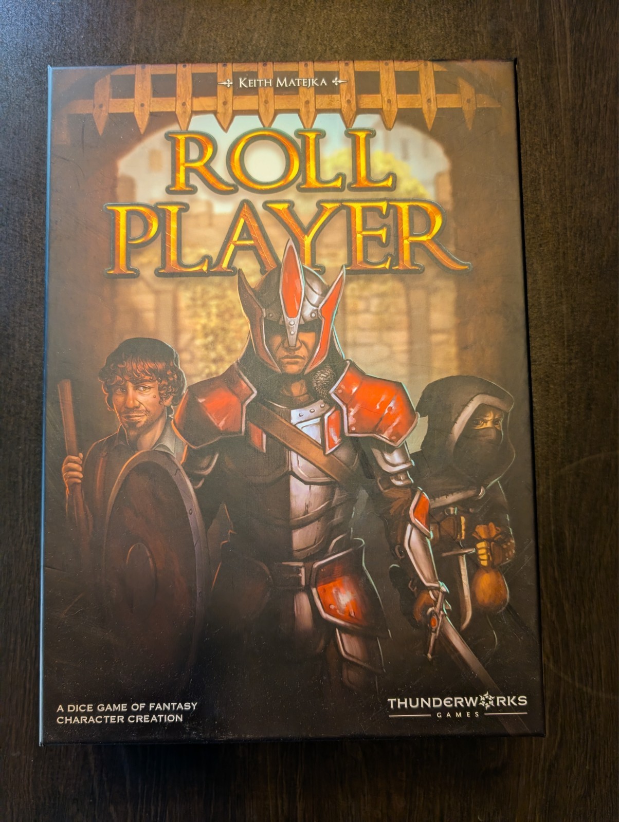 Roll Player Board Game; Fantasy Character creation Thunderworks