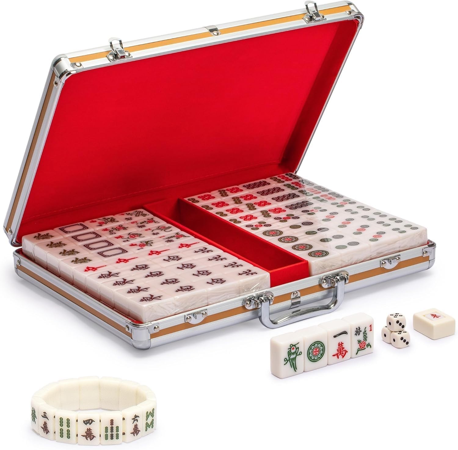 Yellow Mountain Imports Chinese Mahjong Game Set #3041D R8