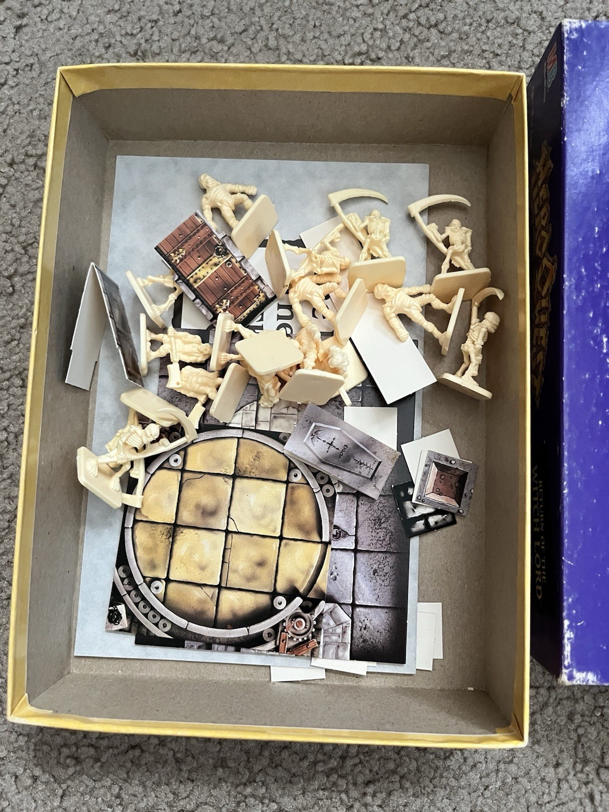 Vintage 1991 HeroQuest Return of the Witch Lord Expansion Pack – Mostly Complete