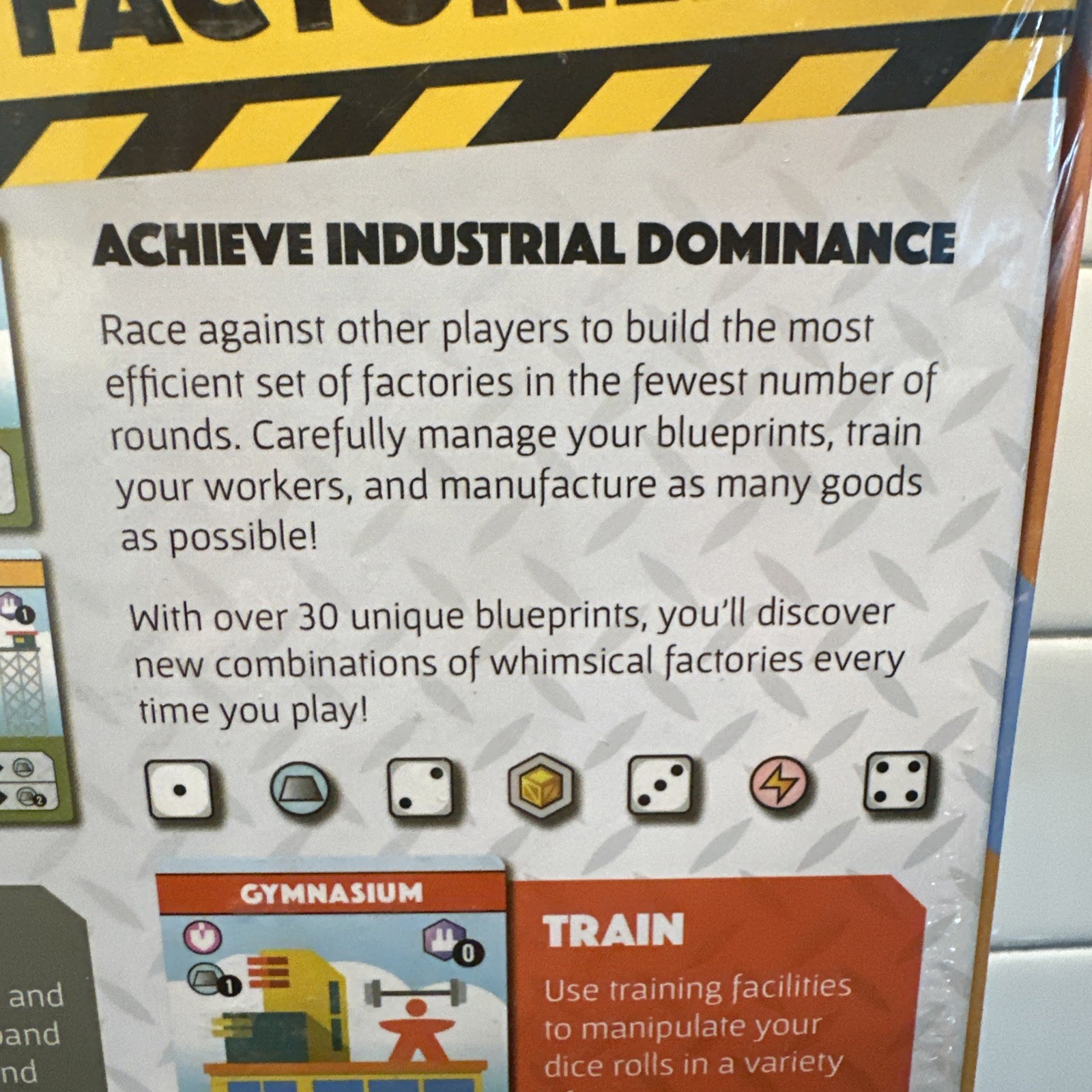 Fantastic Factories Board Game by Deep Water Games Factory Sealed New FF01023995