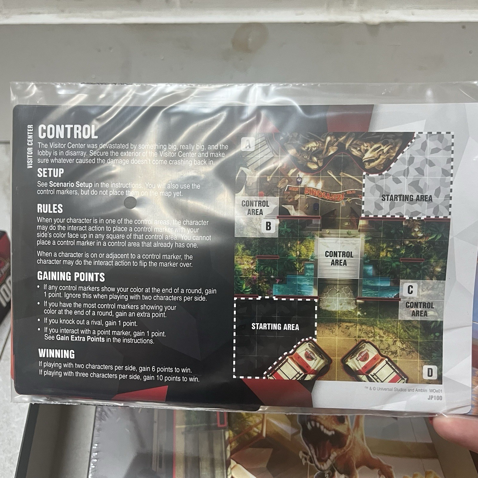 Funko Pop FunkoVerse Jurassic Park 100 Strategy Game New Sealed No Shrink 2020