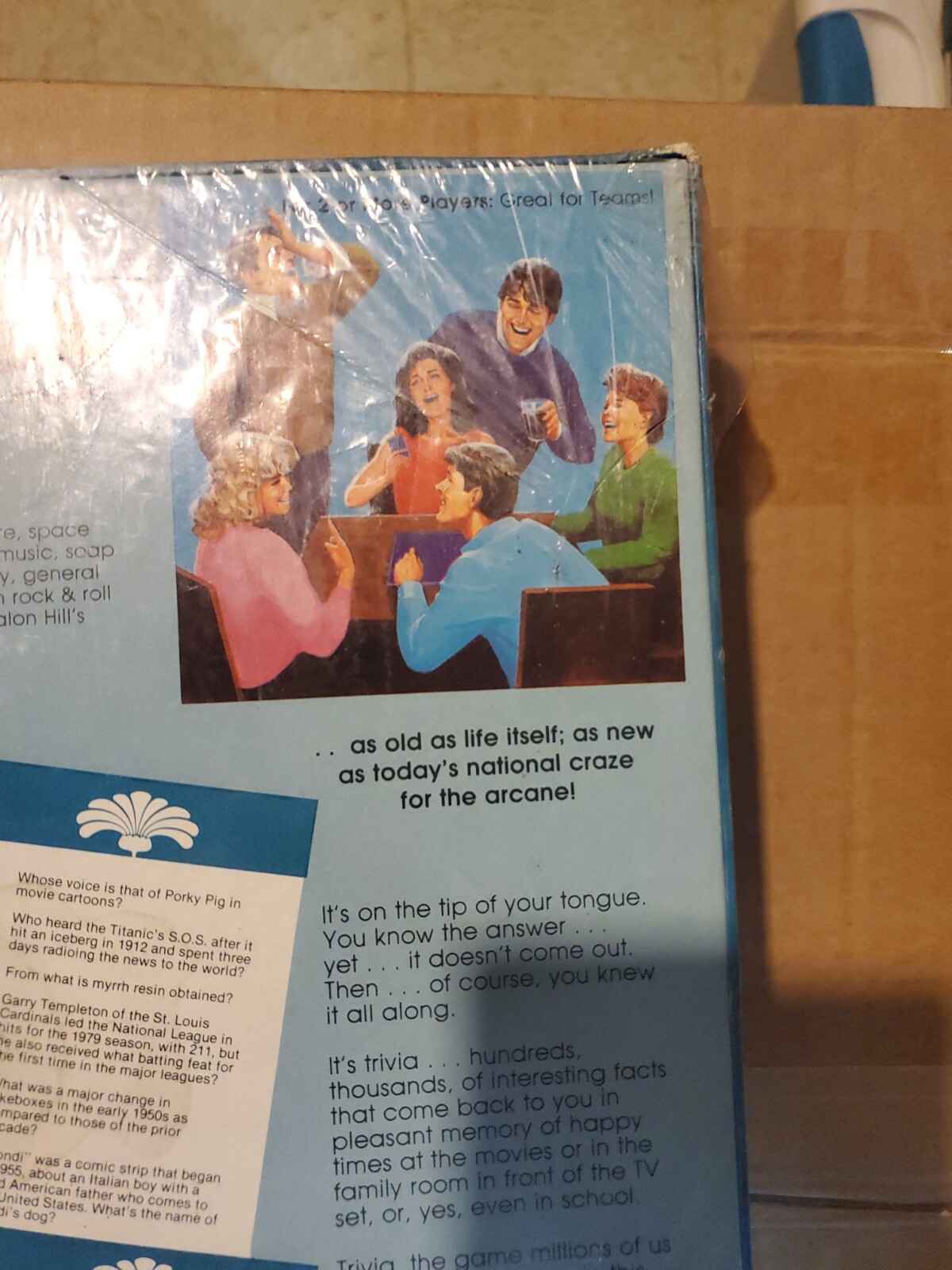 The Avalon Hill Game Company’s Game Of Trivia 1981 Vintage Bookshelf Board Game