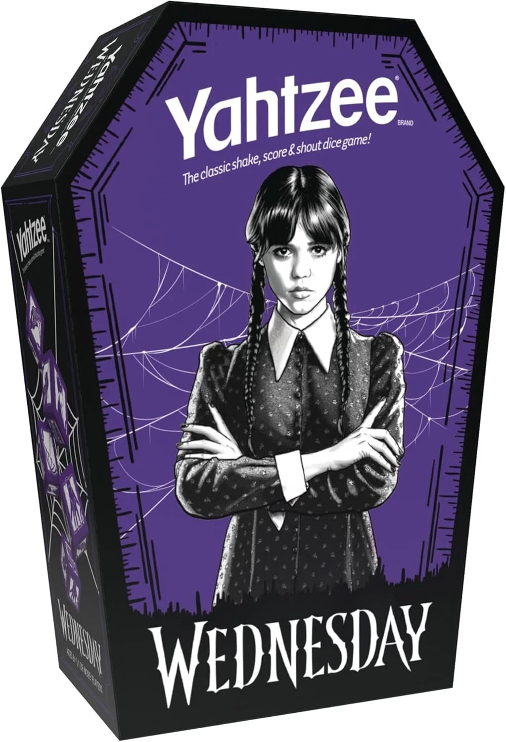 Yahtzee: Wednesday Addams Edition – New Sealed Board Game Family Fun Night