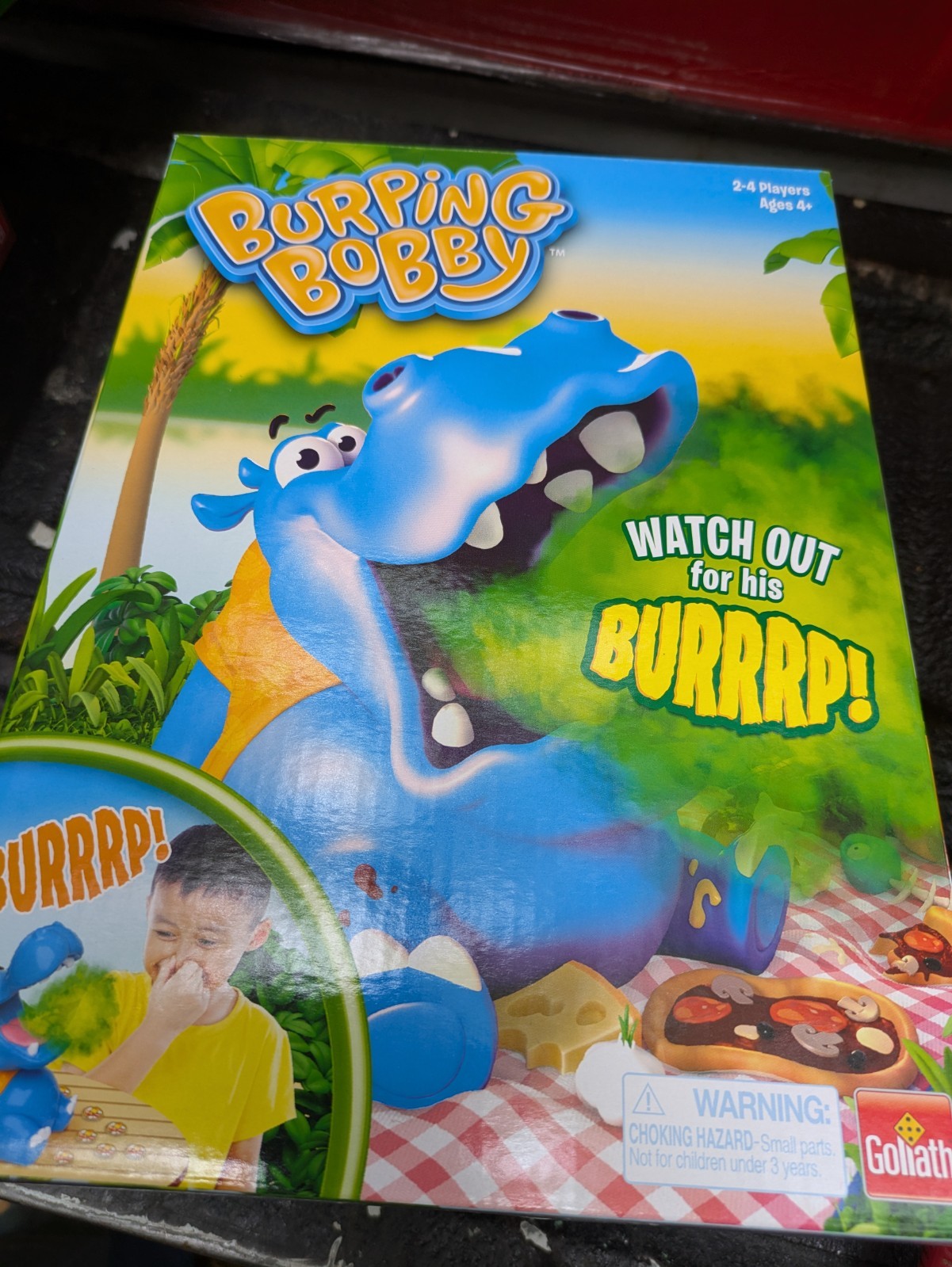 Goliath Burping Bobby Skill & Action Game Sealed