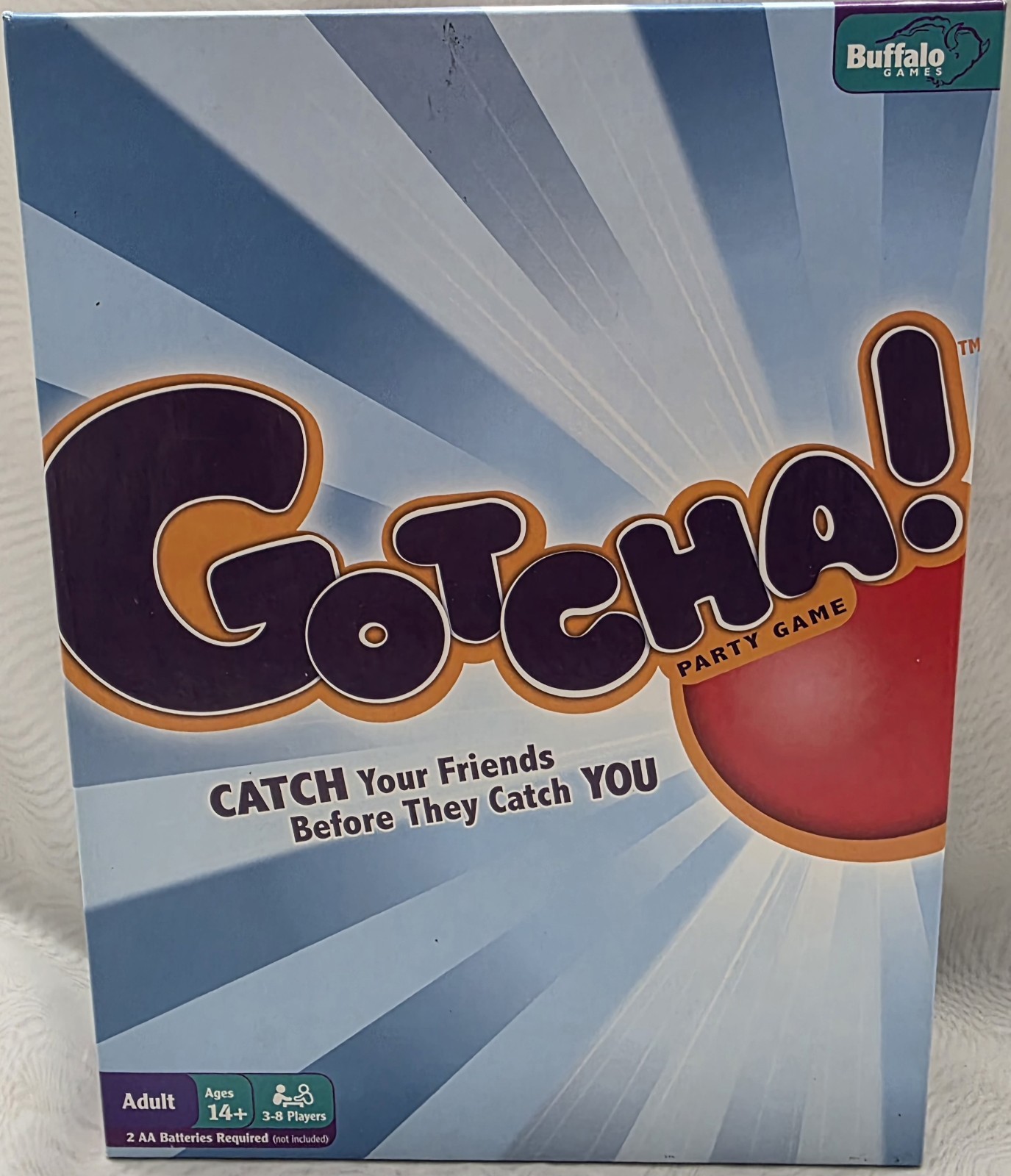 Buffalo Games Gotcha Party Game Adult Ages 14 Years And Above 3 To 8 Players