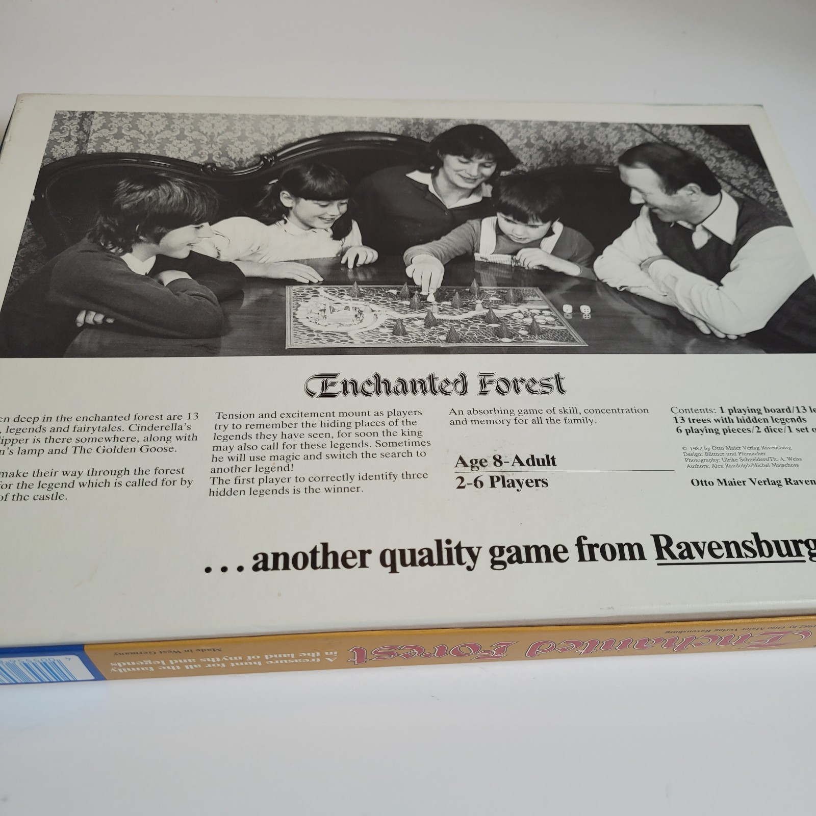 Vtg 1982 Enchanted Forest Board Game Ravensburg Germany Incomplete Description