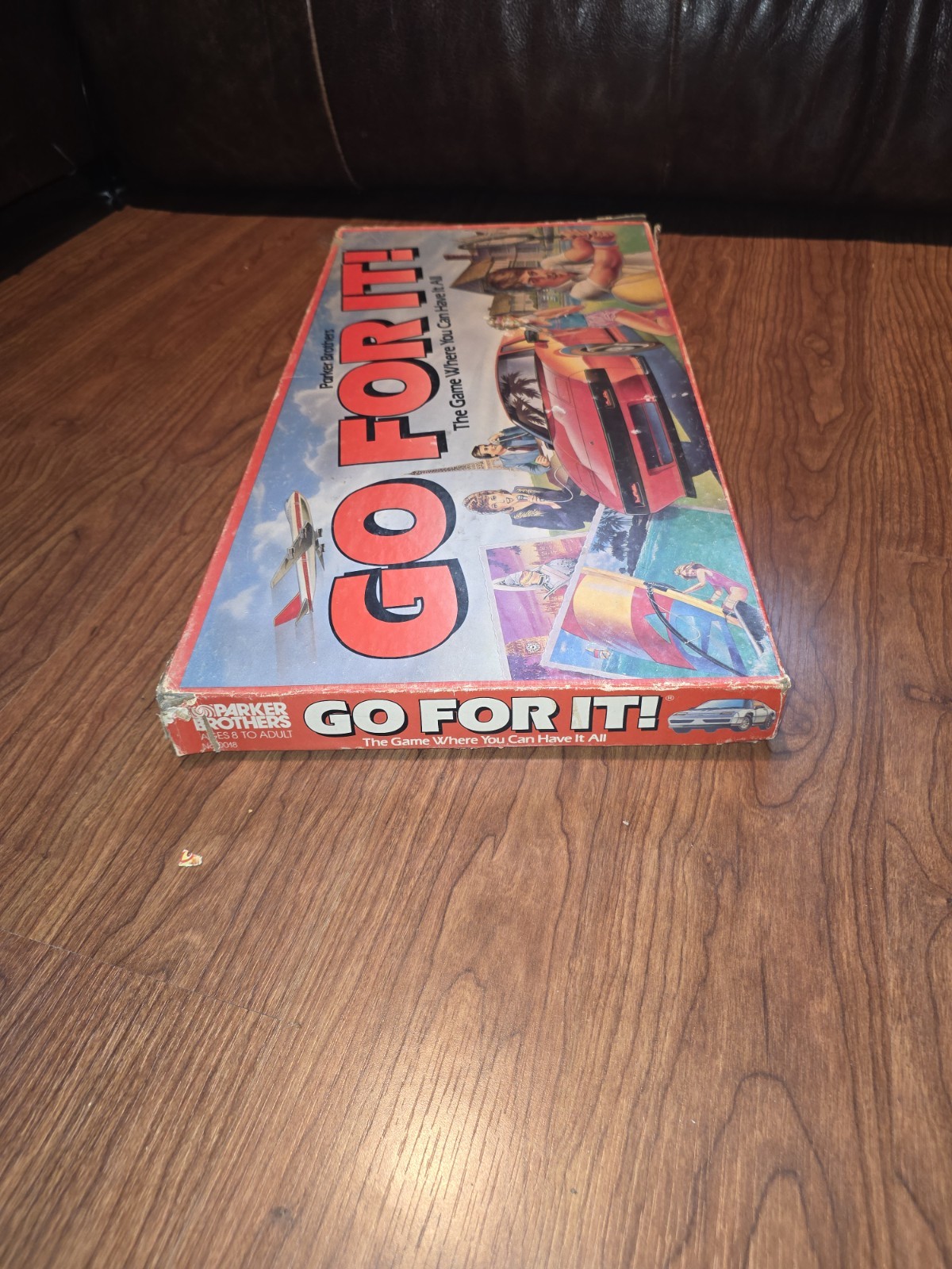 Parker Brothers Go For it Board Game Vintage 1986 Mostly Complete See Pics