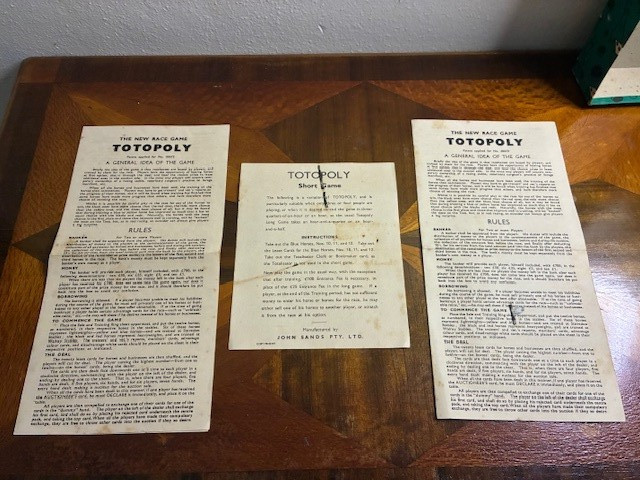Totopoly Vintage 1938 Aust. Edition by John Sands Complete & Original Packaging
