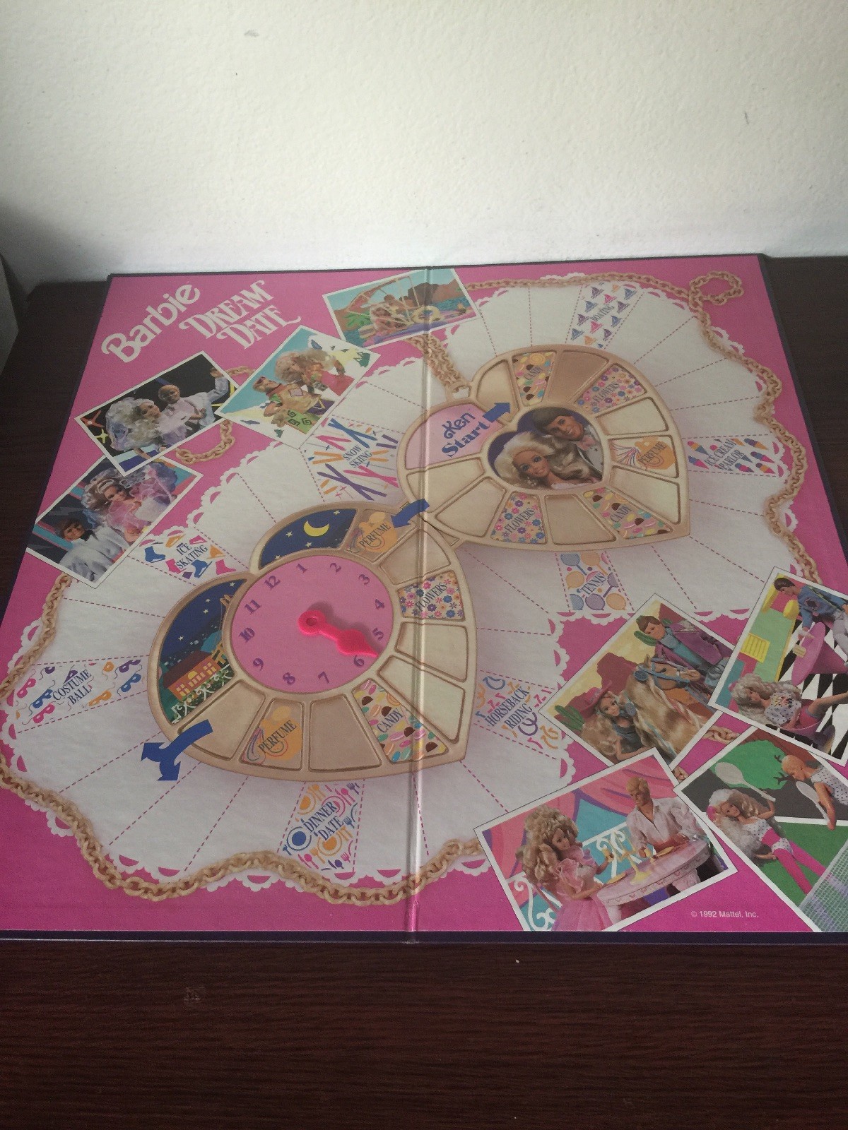 Barbie Dream Date Board Game 1992 Part Game Board