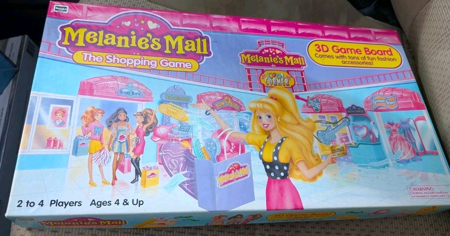 Melanie’s mall the shopping game Rare Used Complete In Box