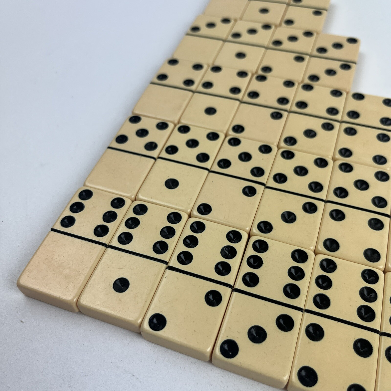 Puremco Marblelike Standard Dominoes No. 616 Made in U.S A. Vintage